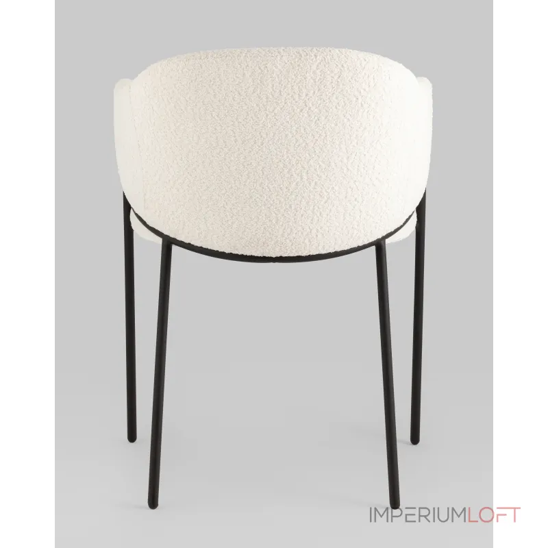 Стул Brace букле белый Stool Group УТ000039131 от ImperiumLoft