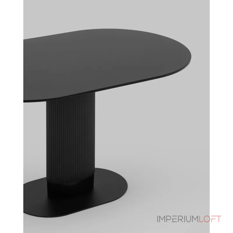 Стол обеденный Mystery 130*80 черный Stool Group УТ000039508 от ImperiumLoft