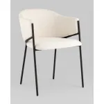 Стул Brace букле белый Stool Group УТ000039131 от ImperiumLoft