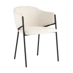 Стул Brace букле белый Stool Group УТ000039131 от ImperiumLoft