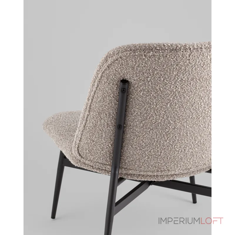 Кресло лаунж Ease коричневый Stool Group УТ000038983 от ImperiumLoft