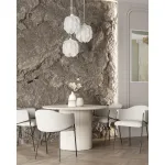 Стул Brace букле белый Stool Group УТ000039131 от ImperiumLoft