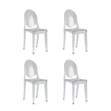 Стул Victoria Ghost NEW прозрачный 4 шт. Stool Group УТ000037301 Стул Victoria Ghost NEW прозрачный 4 шт. Stool Group УТ000037301