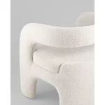 Кресло лаунж Bones жемчужный Stool Group УТ000038993 от ImperiumLoft