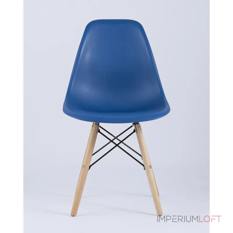 Стул Eames Style DSW синий (разборный каркас) Stool Group УТ000037596 от ImperiumLoft Стул Eames Style DSW синий (разборный каркас) Stool Group УТ000037596 от ImperiumLoft