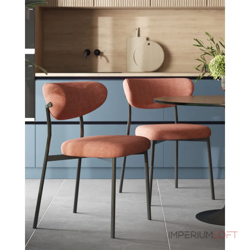 Стул обеденный Ayla коралловый Stool Group УТ000039046 от ImperiumLoft Стул обеденный Ayla коралловый Stool Group УТ000039046 от ImperiumLoft