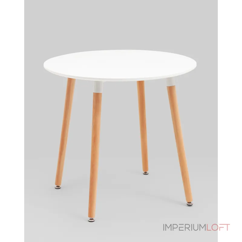 Стол Oslo Round WT New белый Stool Group УТ000038928 от ImperiumLoft