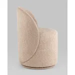 Пуф Loreen вращающийся букле капучино Stool Group УТ000039105 от ImperiumLoft