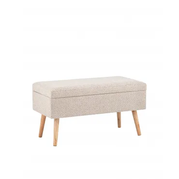 Банкетка Сторми с ящиком бежевый Stool Group УТ000039388 Банкетка Сторми с ящиком бежевый Stool Group УТ000039388