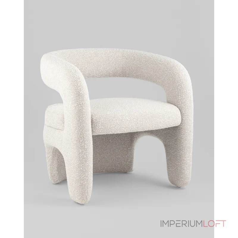 Кресло лаунж Bones жемчужный Stool Group УТ000038993 от ImperiumLoft Кресло лаунж Bones жемчужный Stool Group УТ000038993 от ImperiumLoft