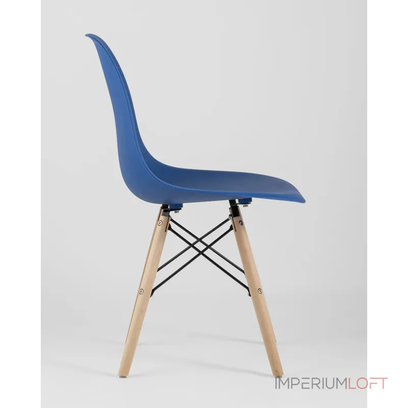 Стул Eames Style DSW синий (разборный каркас) Stool Group УТ000037596 от ImperiumLoft Стул Eames Style DSW синий (разборный каркас) Stool Group УТ000037596 от ImperiumLoft