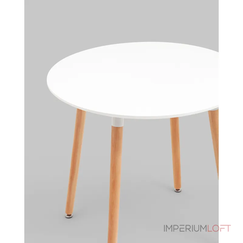 Стол Oslo Round WT New белый Stool Group УТ000038928 от ImperiumLoft