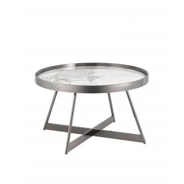 Журнальный столик Гера 80*80 см сталь тёмный хром Stool Group УТ000039405 Журнальный столик Гера 80*80 см сталь тёмный хром Stool Group УТ000039405