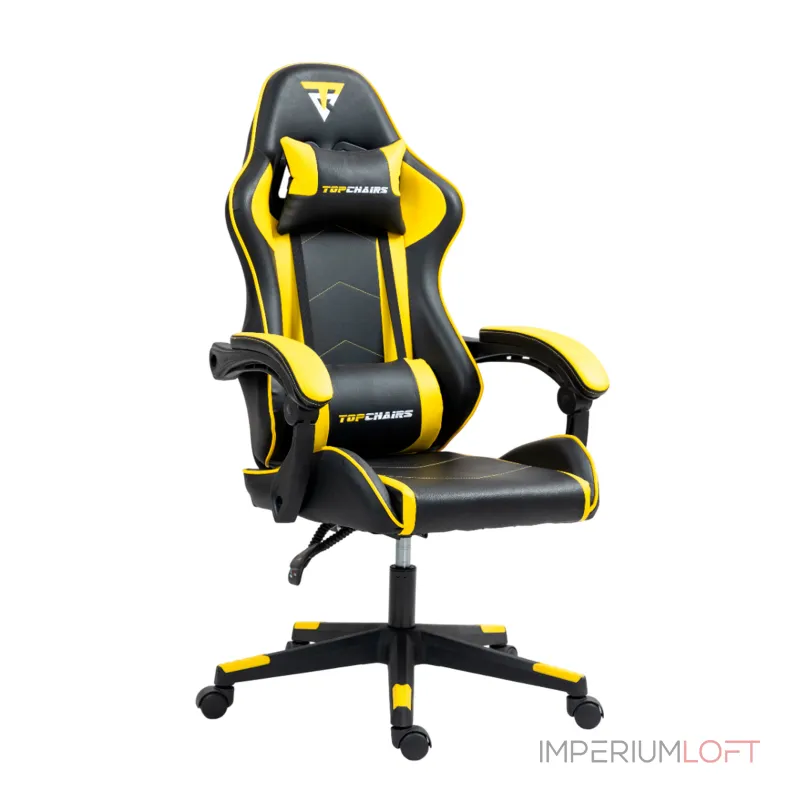 Кресло спортивное Shadow черно-желтый Stool Group УТ000039464 от ImperiumLoft