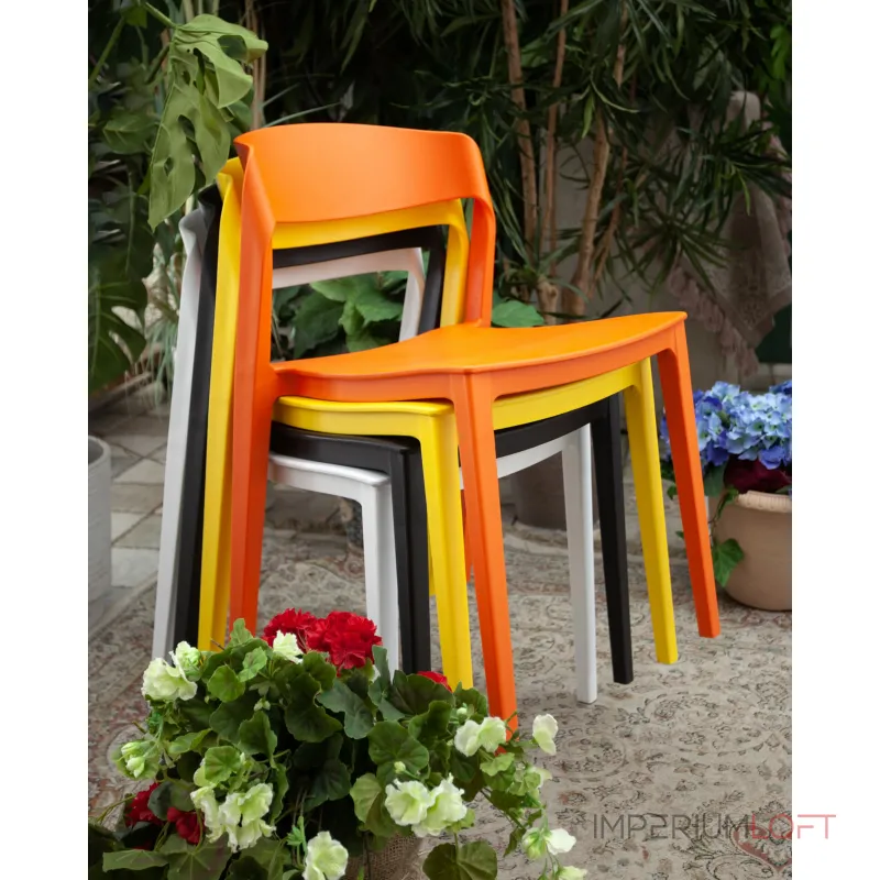 Стул Moris пластик бежевый Stool Group УТ000039254 от ImperiumLoft