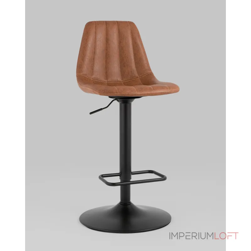 Стул барный Code экокожа коричневый Stool Group УТ000038966 от ImperiumLoft
