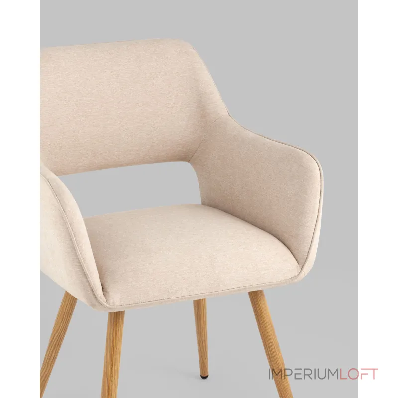 Стул Кромвель II бежевый 2 шт Stool Group УТ000037432 от ImperiumLoft