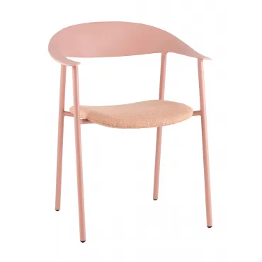 Стул Eila с подушкой пластик розовый Stool Group УТ000039780 Стул Eila с подушкой пластик розовый Stool Group УТ000039780