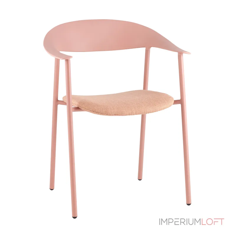 Стул Eila с подушкой пластик розовый Stool Group УТ000039780 от ImperiumLoft Стул Eila с подушкой пластик розовый Stool Group УТ000039780 от ImperiumLoft