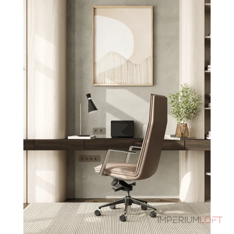 Кресло руководителя Arrow светло-серый Stool Group УТ000038537 от ImperiumLoft