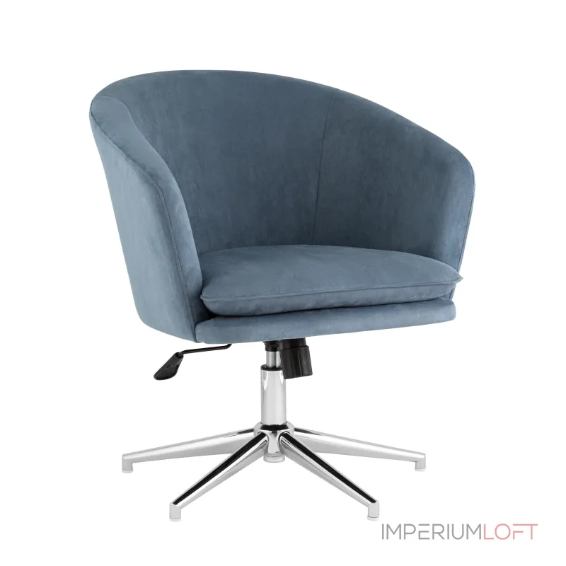 Кресло Харис регулируемое замша синий NC Stool Group УТ000038901 от ImperiumLoft Кресло Харис регулируемое замша синий NC Stool Group УТ000038901 от ImperiumLoft