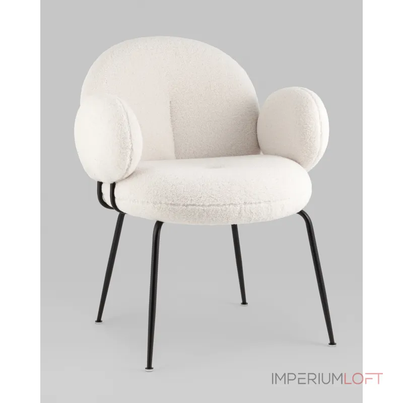 Кресло Nina белый Stool Group УТ000039073 от ImperiumLoft Кресло Nina белый Stool Group УТ000039073 от ImperiumLoft