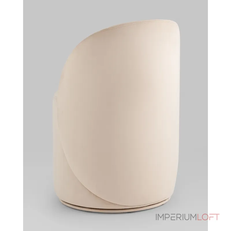 Пуф Loreen вращающийся велюр молочный Stool Group УТ000039107 от ImperiumLoft Пуф Loreen вращающийся велюр молочный Stool Group УТ000039107 от ImperiumLoft