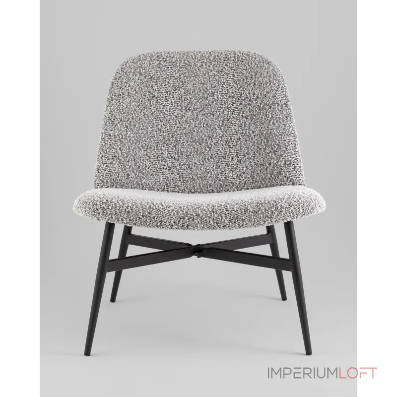 Кресло лаунж Ease серый Stool Group УТ000038984 от ImperiumLoft