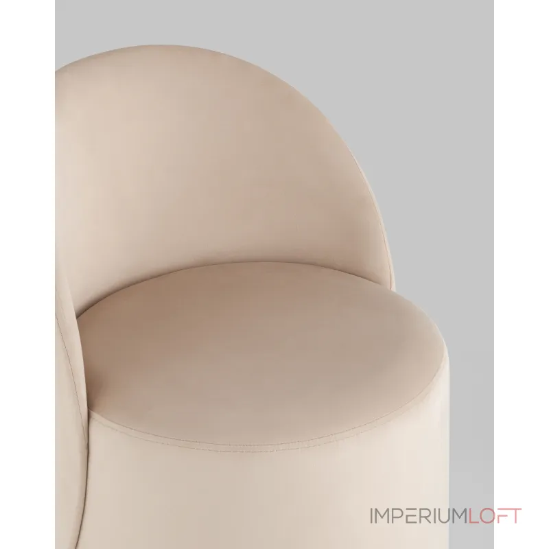 Пуф Loreen вращающийся велюр молочный Stool Group УТ000039107 от ImperiumLoft Пуф Loreen вращающийся велюр молочный Stool Group УТ000039107 от ImperiumLoft