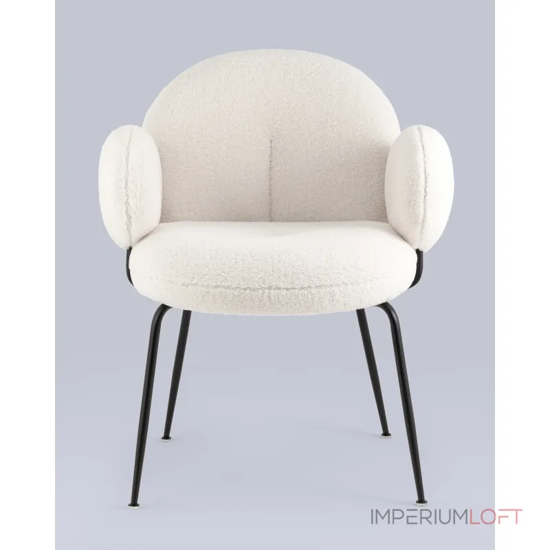 Кресло Nina белый Stool Group УТ000039073 от ImperiumLoft Кресло Nina белый Stool Group УТ000039073 от ImperiumLoft