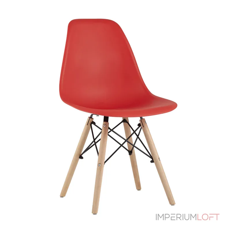 Стул Eames Style DSW красный (разборный каркас) Stool Group УТ000037593 от ImperiumLoft Стул Eames Style DSW красный (разборный каркас) Stool Group УТ000037593 от ImperiumLoft