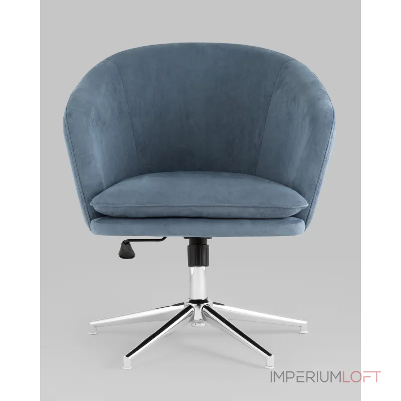 Кресло Харис регулируемое замша синий NC Stool Group УТ000038901 от ImperiumLoft Кресло Харис регулируемое замша синий NC Stool Group УТ000038901 от ImperiumLoft