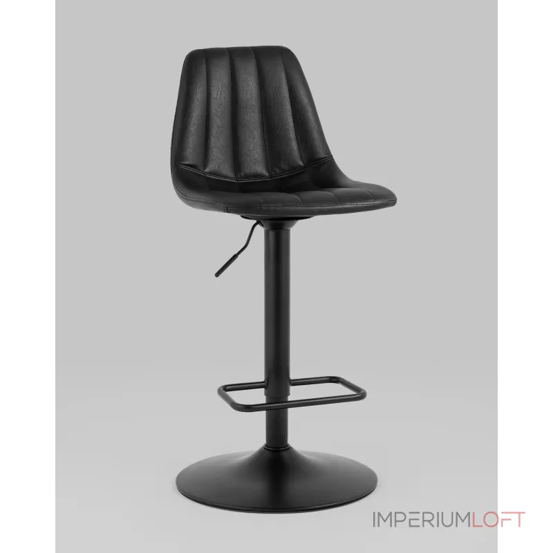 Стул барный Code экокожа чёрный Stool Group УТ000038965 от ImperiumLoft Стул барный Code экокожа чёрный Stool Group УТ000038965 от ImperiumLoft