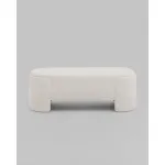 Банкетка Taks букле белый Stool Group УТ000039115 от ImperiumLoft