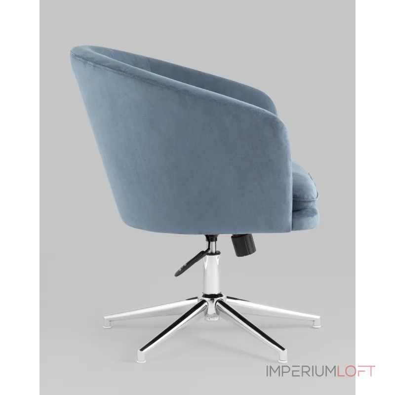 Кресло Харис регулируемое замша синий NC Stool Group УТ000038901 от ImperiumLoft Кресло Харис регулируемое замша синий NC Stool Group УТ000038901 от ImperiumLoft