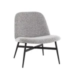 Кресло лаунж Ease серый Stool Group УТ000038984 от ImperiumLoft