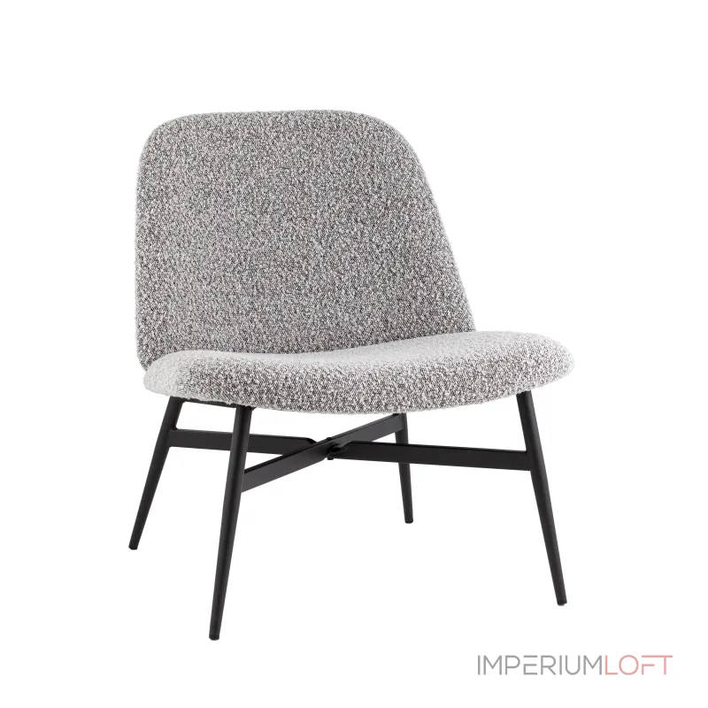 Кресло лаунж Ease серый Stool Group УТ000038984 от ImperiumLoft