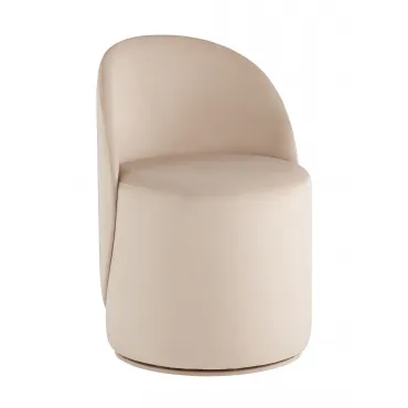 Пуф Loreen вращающийся велюр молочный Stool Group УТ000039107 Пуф Loreen вращающийся велюр молочный Stool Group УТ000039107