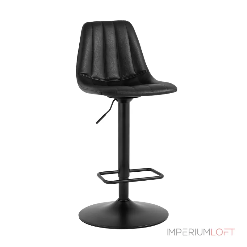 Стул барный Code экокожа чёрный Stool Group УТ000038965 от ImperiumLoft Стул барный Code экокожа чёрный Stool Group УТ000038965 от ImperiumLoft