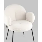 Кресло Nina белый Stool Group УТ000039073 от ImperiumLoft