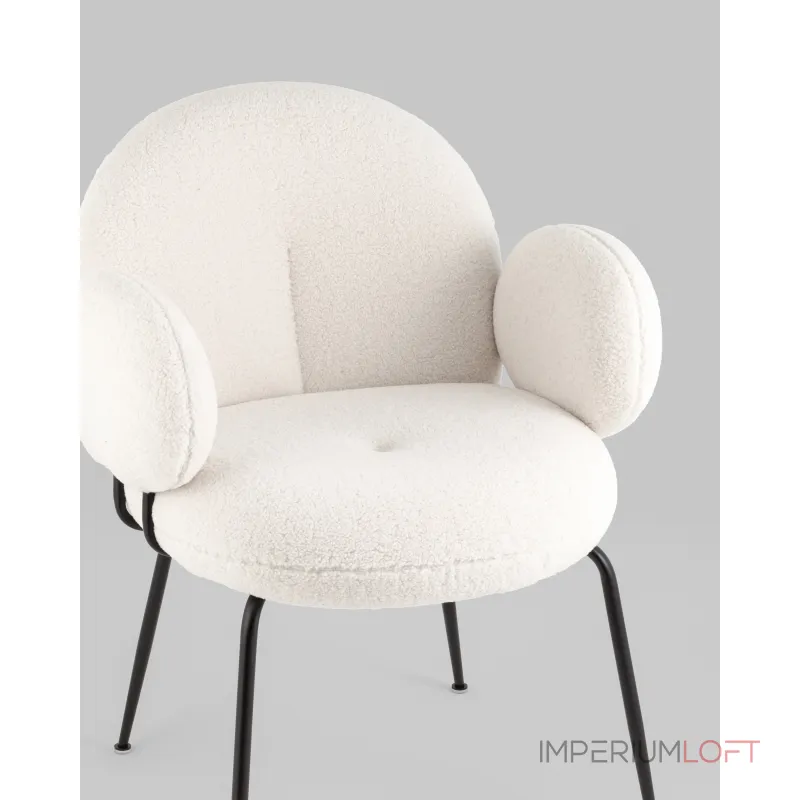 Кресло Nina белый Stool Group УТ000039073 от ImperiumLoft Кресло Nina белый Stool Group УТ000039073 от ImperiumLoft
