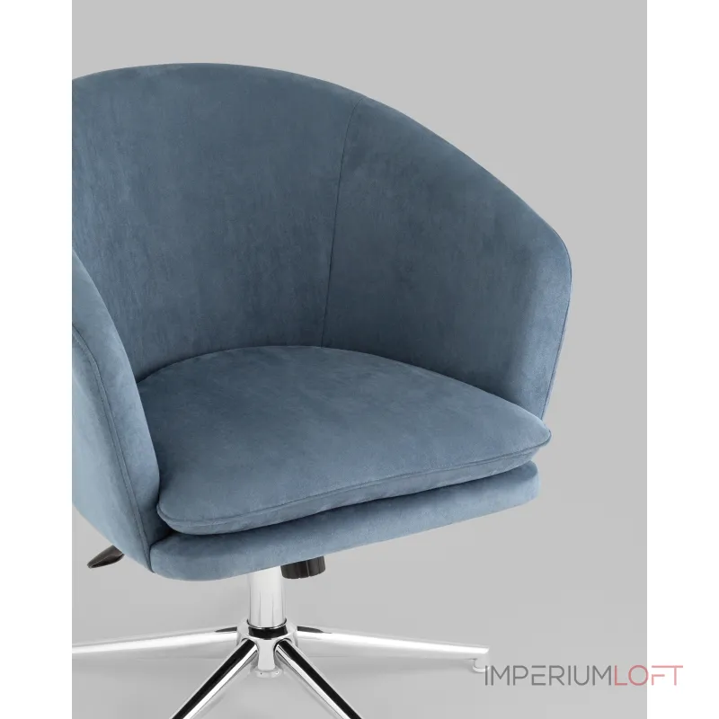 Кресло Харис регулируемое замша синий NC Stool Group УТ000038901 от ImperiumLoft Кресло Харис регулируемое замша синий NC Stool Group УТ000038901 от ImperiumLoft