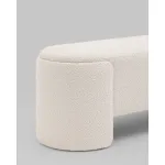 Банкетка Taks букле белый Stool Group УТ000039115 от ImperiumLoft
