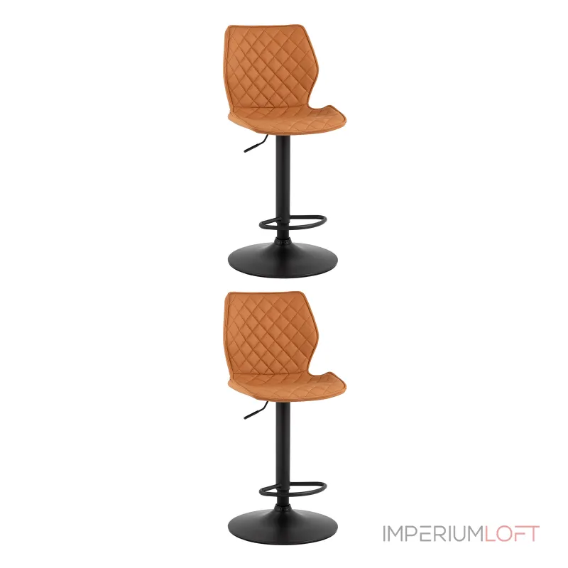 Стул барный Dome экокожа коричневый 2 шт Stool Group УТ000039935 от ImperiumLoft Стул барный Dome экокожа коричневый 2 шт Stool Group УТ000039935 от ImperiumLoft