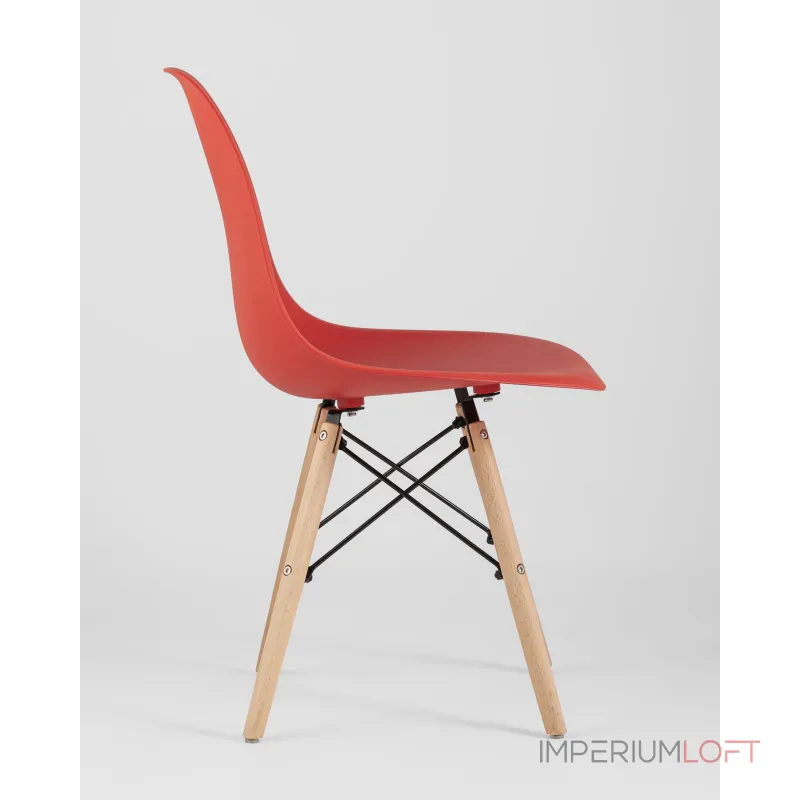 Стул Eames Style DSW красный x4 (разборный каркас) Stool Group УТ000037607 от ImperiumLoft Стул Eames Style DSW красный x4 (разборный каркас) Stool Group УТ000037607 от ImperiumLoft
