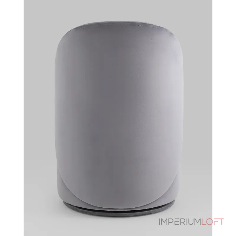 Пуф Loreen вращающийся велюр серый Stool Group УТ000039108 от ImperiumLoft