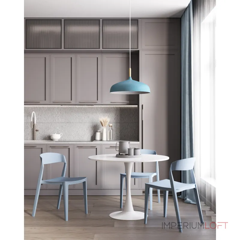 Стул Moris пластик голубой Stool Group УТ000039256 от ImperiumLoft Стул Moris пластик голубой Stool Group УТ000039256 от ImperiumLoft