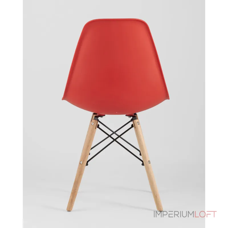 Стул Eames Style DSW красный x4 (разборный каркас) Stool Group УТ000037607 от ImperiumLoft Стул Eames Style DSW красный x4 (разборный каркас) Stool Group УТ000037607 от ImperiumLoft