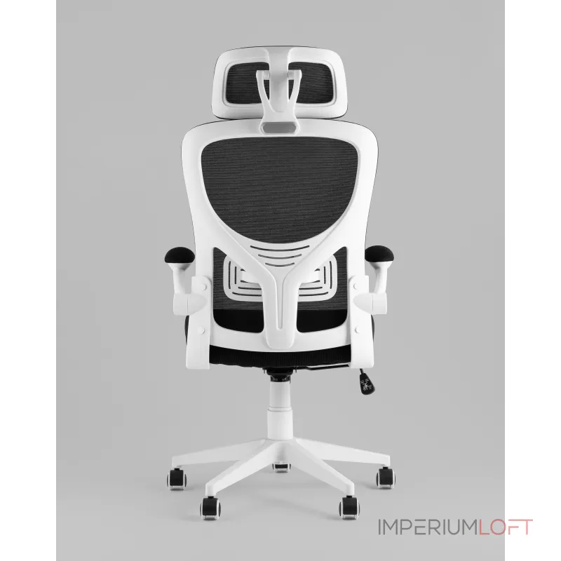 Кресло офисное Airone белый с черной сеткой Stool Group УТ000039378 от ImperiumLoft