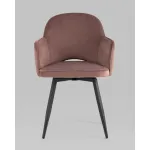 Стул Венера вращающийся велюр пыльно-розовый Stool Group УТ000037253 от ImperiumLoft